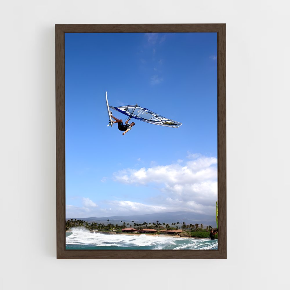 Poster Robby naish aérien – affiche Planche à voile (vue 5)